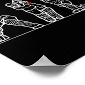 Cricket Batting Funny Cricket Fan Gift Cricket  Poster (Hoek)