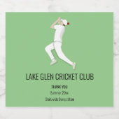 Cricket Bier Etiket (Enkel label)