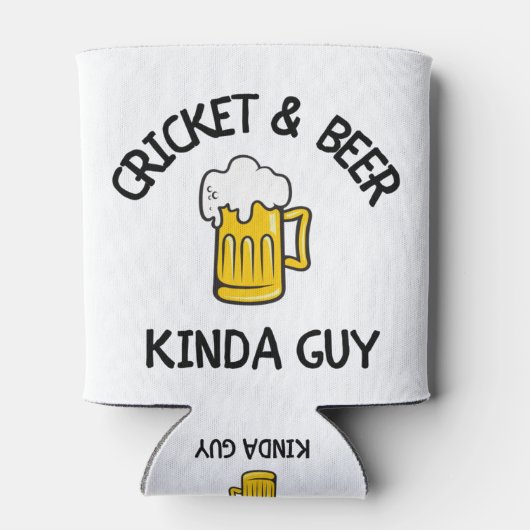 Cricket & biersoort blikjeskoeler (Achterkant)