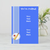 Cricket; blauw kaart (Staand voorkant)