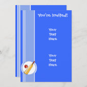 Cricket; blauw kaart (Voorkant / Achterkant)