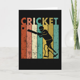 Cricket Bowler Bat Cricketer Gift Kaart
