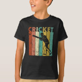 Cricket Bowler Bat Cricketer Gift T-shirt (Voorkant)