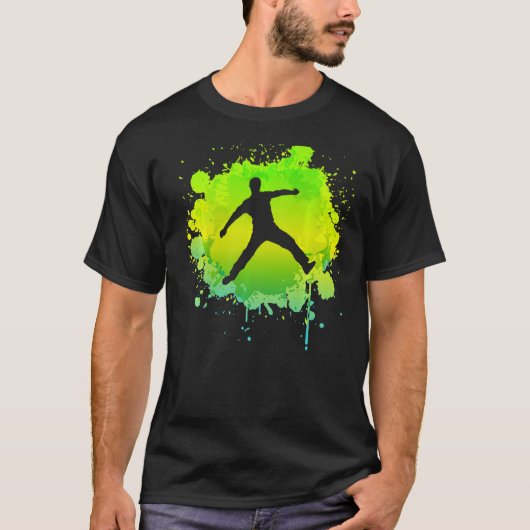 Cricket Bowler Tshirt voor Cricketer Retro Boys Cr (Voorkant)