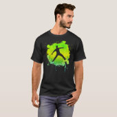 Cricket Bowler Tshirt voor Cricketer Retro Boys Cr (Voorkant volledig)