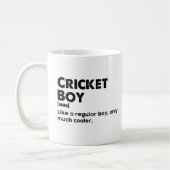 Cricket Boy Funny Dictionary Definitie Koffiemok (Links)