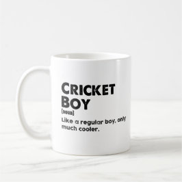 Cricket Boy Funny Dictionary Definitie Koffiemok