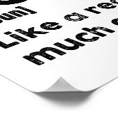 Cricket Boy Funny Dictionary Definitie Poster (Hoek)