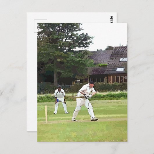 CRICKET BRIEFKAART (Voorkant / Achterkant)