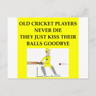 CRICKET BRIEFKAART