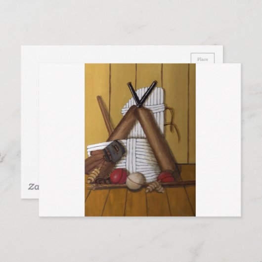  cricket briefkaart (Voorkant / Achterkant)