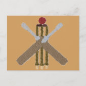 Cricket Briefkaart (Voorkant)