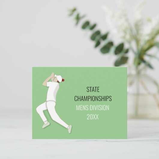 Cricket Briefkaart (Staand voorkant)