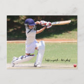 cricket-briefkaart briefkaart (Voorkant)