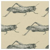 Cricket Bug Pattern Antiek Thema Stof (Close Up)