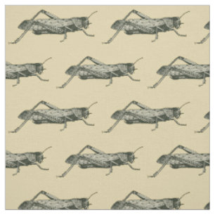 Cricket Bug Pattern Antiek Thema Stof