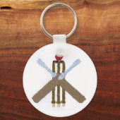 Cricket Button Keyring Sleutelhanger (Voorkant)
