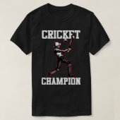 Cricket Champion2 T-shirt (Design voorkant)