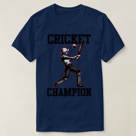Cricket Champion3 T-shirt (Design voorkant)
