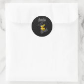 Cricket Chick #4 Ronde Sticker (Tas)