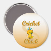 Cricket Chick Magneet (Voorkant / Achterkant)