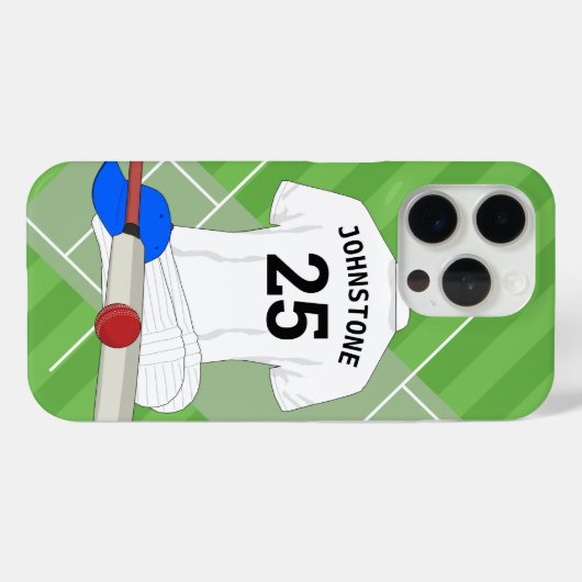 Cricket club fan/player Case-Mate iPhone case (Achterkant (horizontaal))