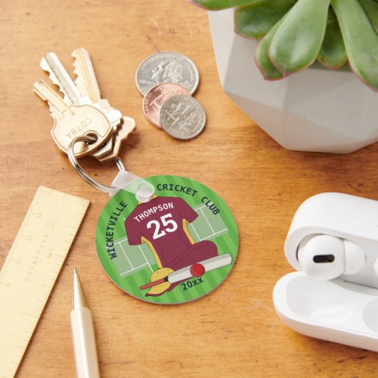 Cricket club Team awards v4 Sleutelhanger (Bureau)