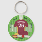 Cricket club Team awards v4 Sleutelhanger (Achterkant)