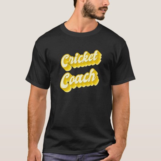 Cricket Coach 8 T-shirt (Voorkant)
