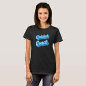 Cricket Coach T-shirt (Voorkant volledig)