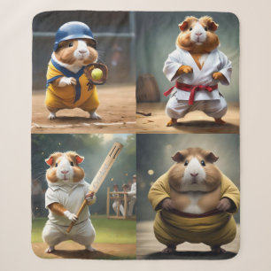 Cricket Craze: de grote wedstrijd van de cavia's Sherpa Deken