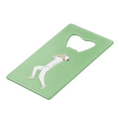 Cricket Creditkaart Flessenopener (Voorkant Gekanteld)