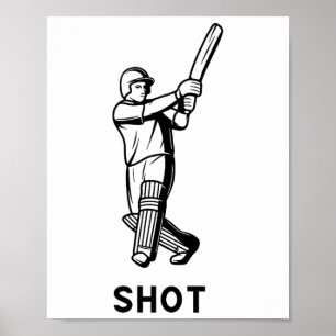 Cricket Cricketers India Pakistan Engeland Austral Poster