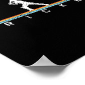 Cricket Cricketspeler Cadeau Tsman  Poster (Hoek)
