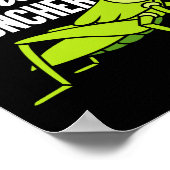 Cricket Cruncher Grappige Insectenliefhebber Citaa Poster (Hoek)