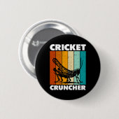Cricket Cruncher Ronde Button 5,7 Cm (Voorkant /achterkant)