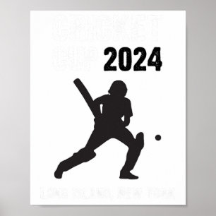 Cricket Cup Long Island New York Li Ny Us T-shirt Poster