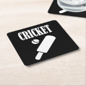 Cricket Cusomize personaliseert Naam, Aantal of Te Kartonnen Onderzetters (Schuin)