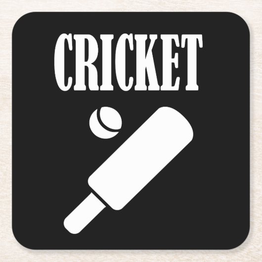 Cricket Cusomize personaliseert Naam, Aantal of Te Kartonnen Onderzetters (Voorkant)