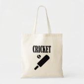 Cricket Cusomize personaliseert Naam, Aantal of Te Tote Bag (Voorkant)