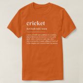 Cricket Definition T-shirt (Design voorkant)