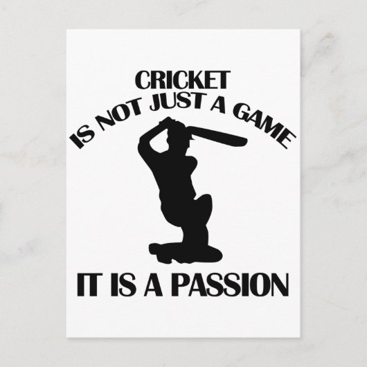 CRICKET-design Briefkaart (Voorkant)