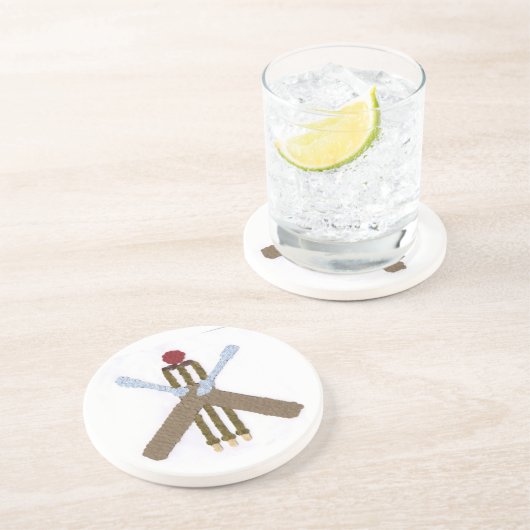 Cricket Drink Onderzetter (Zijkant)