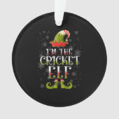 Cricket Elf Kerstmis Ornament (voorkant)