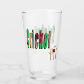 cricket en Logo- en pompen, Glas (Achterkant)