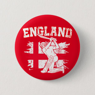 Cricket Engeland, Barmy Army leden Ronde Button 5,7 Cm