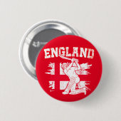Cricket Engeland, Barmy Army leden Ronde Button 5,7 Cm (Voorkant /achterkant)