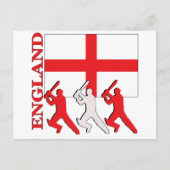 Cricket England Briefkaart (Voorkant)