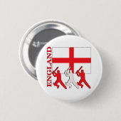 Cricket England Ronde Button 5,7 Cm (Voorkant /achterkant)