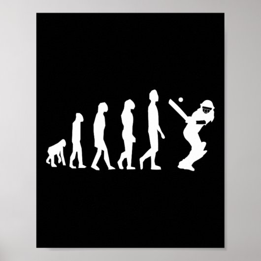 Cricket Evolutie Poster (Voorkant)